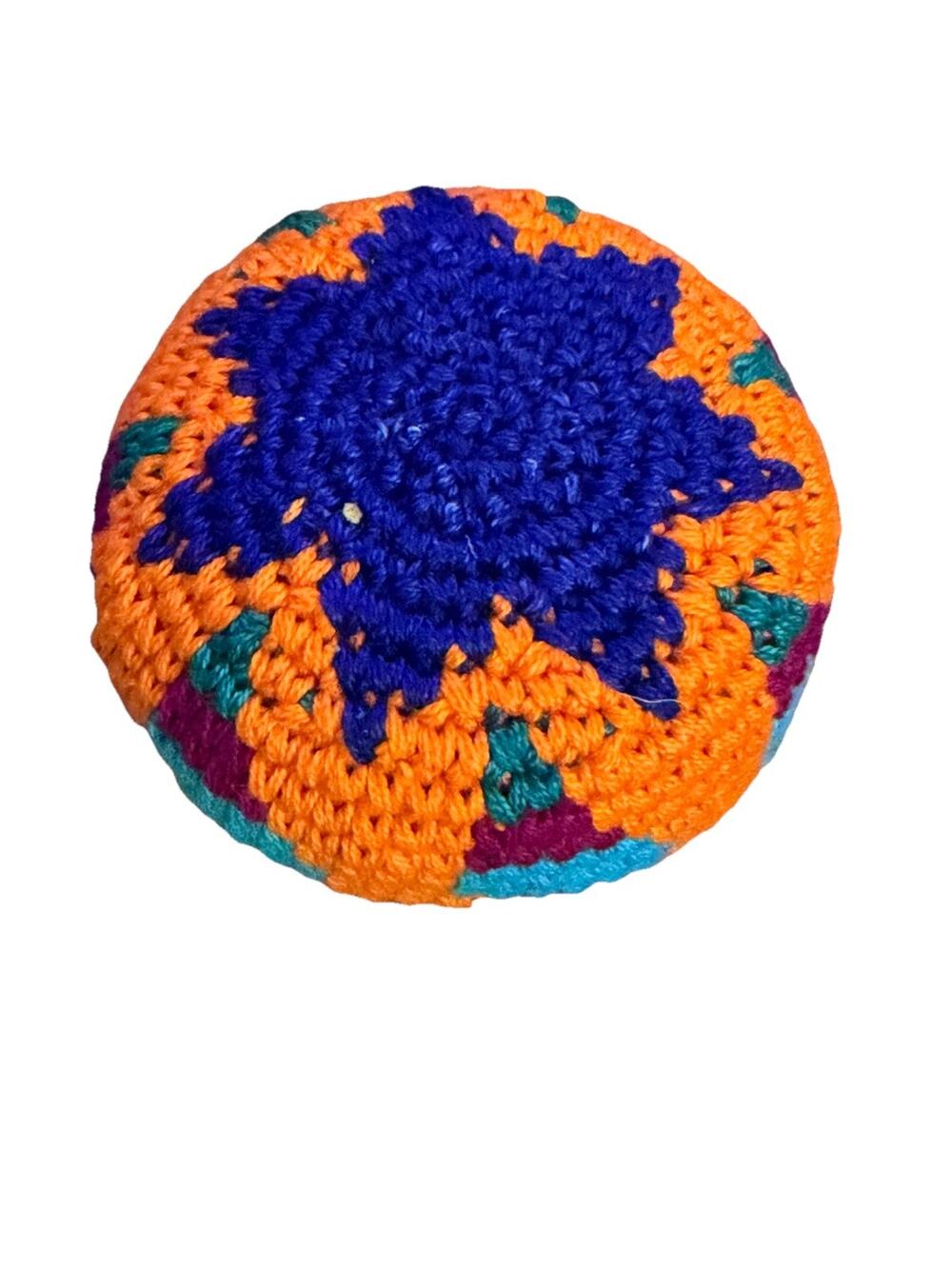 🔥World Footbag Boota Bag Crochet Hacky BLUE Star BNWT🔥